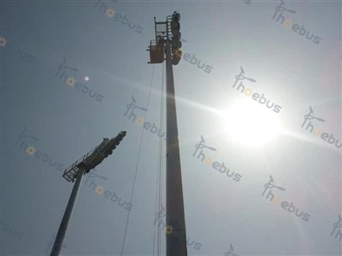 فرآیند ساخت چراغ های دکل بالا